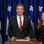 1 oct 2024   Point de presse du PLQ avec Tanguay et Dufour