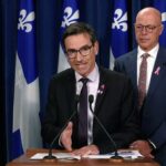 1 oct 2024 – Point de presse du PQ avec Paradis et Arseneau