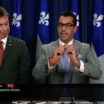 2 oct 2024 – Point de presse du PLQ avec Tanguay et Derraji