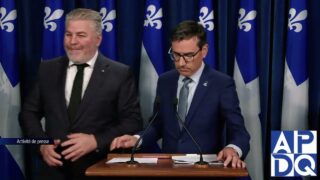 2 oct 2024 – Point de presse du PQ avec Bérubé et Paradis