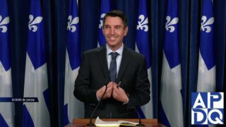 23 oct 2024   Point de presse du PLQ avec Fortin