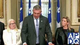 23 oct 2024 – Point de presse du PLQ avec Ciccone