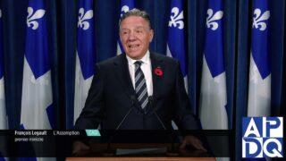 29 oct 2024 – Point de presse du CAQ avec François Legault