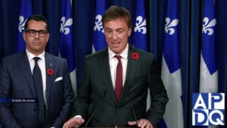 29 oct 2024 – Point de presse du PLQ avec Tanguay et Derraji