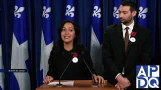 29 oct 2024 – Point de presse du QS avec Ghazal et Cliche-Rivard