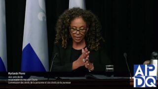 3 oct 2024 – Conférence de presse de la commission des droits de la personne et de la jeunesse