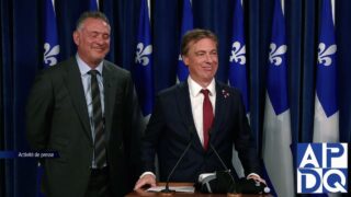 3 oct 2024 – Point de presse du PLQ avec Tanguay et Ciccone