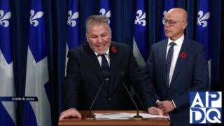 30 oct 2024 – Point de presse du PQ avec Bérubé et Arseneau