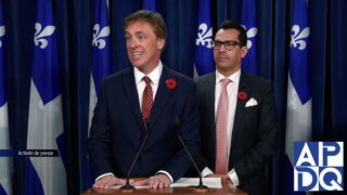 30 oct 2024 – Point de presse du PLQ avec Tanguay et Derraji