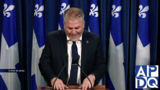 4 oct 2024 – Point de presse du PQ avec Bérubé