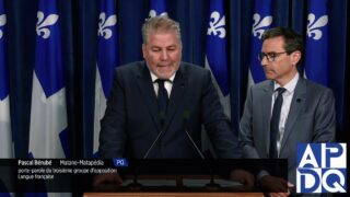 9 oct 2024 – Point de presse du PQ avec Bérubé et Paradis Deviens membre VIP et fait partie de la