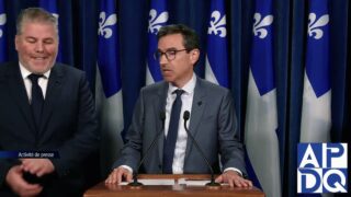 9 oct 2024 – Point de presse du PQ avec Bérubé et Paradis