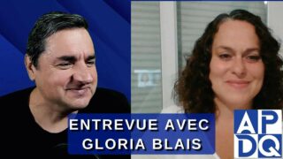 Entrevue avec Gloria Blais – Pour l’évènement du 7 octobre à Montréal