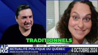 Extrait de l’entrevue de Gloriane Blais ce soir 18:00 – Les Médias Alternatifs