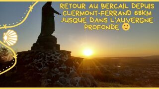 Retour au bercail depuis Clermont-Ferrand 68km jusque dans l’Auvergne profonde 🙂