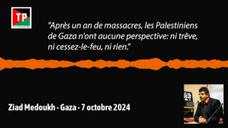 Ziad Medoukh: « Un an de survie, car il n’y a plus de vie à Gaza »