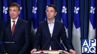 19 nov 2024 – Point de presse du PLQ avec Tanguay et Fortin