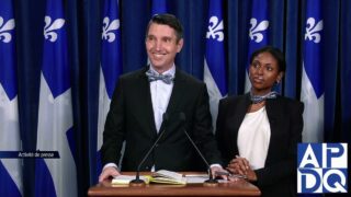 20 nov 2024 – Point de presse du PLQ avec Fortin et Cadet