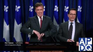 21 nov 2024 – Point de presse du PLQ avec Tanguay et Beauchemin mise à jour économique