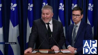 21 nov 2024 – Point de presse du PQ avec Bérubé et Paradis