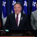 26 nov 2024 – Point de presse de la CAQ avec François Legault, Fréchette et Bonnardel