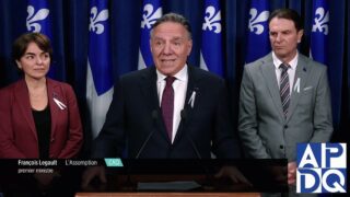 26 nov 2024 – Point de presse de la CAQ avec François Legault, Fréchette et Bonnardel