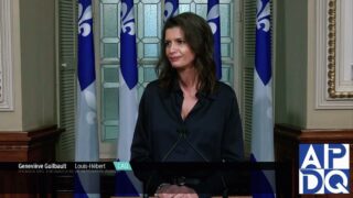 27 nov 2024 – Point de presse de la CAQ avec Geneviève Guilbault sur le 3e lien