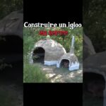 Construire un igloo en terre  #terrepaille