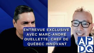 Entrevue exclusive avec Marc-André Ouellette, chef de Québec Innovant