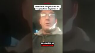 Sébastien Béraud dénonce un « génocide de l’agriculture paysanne. »