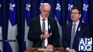 3 déc 2024 – Point de presse du PQ avec Arseneau et Paradis