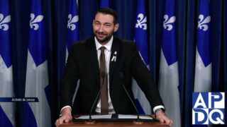 5 déc 2024 – Point de presse du QS avec Cliche Rivard