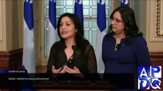 23 jan 2025 – Point de presse de QS avec Ghazal et Mendez