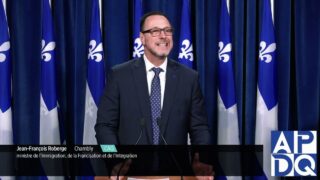 28 jan 2025 – Point de presse de la CAQ avec M  Jean-François Roberge