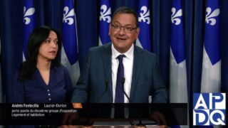 30 jan 2025 – Point de presse de QS avec Ghazal et Fontecilla