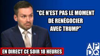 Ce n’est pas le moment de renégocier avec Trump. – 11 février 2025