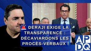 🚨 Deraji exige la transparence : décaviardons les procès-verbaux !