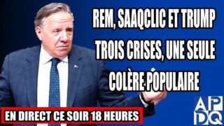 🚆 REM, SAAQclic et Trump : Trois crises, une seule colère populaire – 18 février 2025