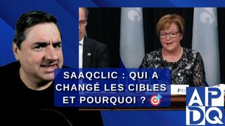 SAAQclic : Qui a changé les cibles et pourquoi ? 🎯