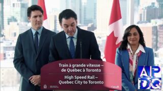 TGV Québec-Toronto : Trudeau frappe fort ! 🚄 – 19 fev 2025