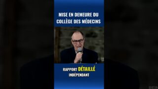 DÉTAILS DE LA MISE EN DEMEURE ENVOYÉE AU COLLÈGE DES MÉDECINS DU QUÉBEC