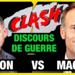 Discours de Macron : un modèle de propagande de guerre ! – Clash Collon vs Macron