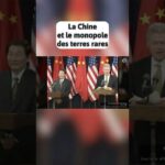 La Chine et le monopole des terres rares