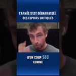 L’ARMÉE S’EST DÉBARRASSÉE DES ESPRITS CRITIQUES