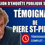 Commission d’enquête SAAQclic Témoignage de Pierre St Pierre