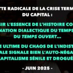 Francis Cousin : Gazette radicale de la crise terminale du Capital – Juin 2025