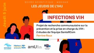 Projet de recherche communautaire sur la prévention & la PEC du VIH : 2 études de l’équipe SanteRCom