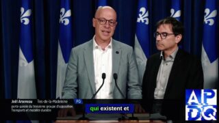 Troisième lien : le PQ dénonce un projet fantôme – 12 juin 2025