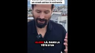 David van Hemelryck raconte comment il a évité un crash en avion !
