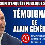 Commission d’enquête SAAQclic : Témoignage d’Alain Généreux 1e partie